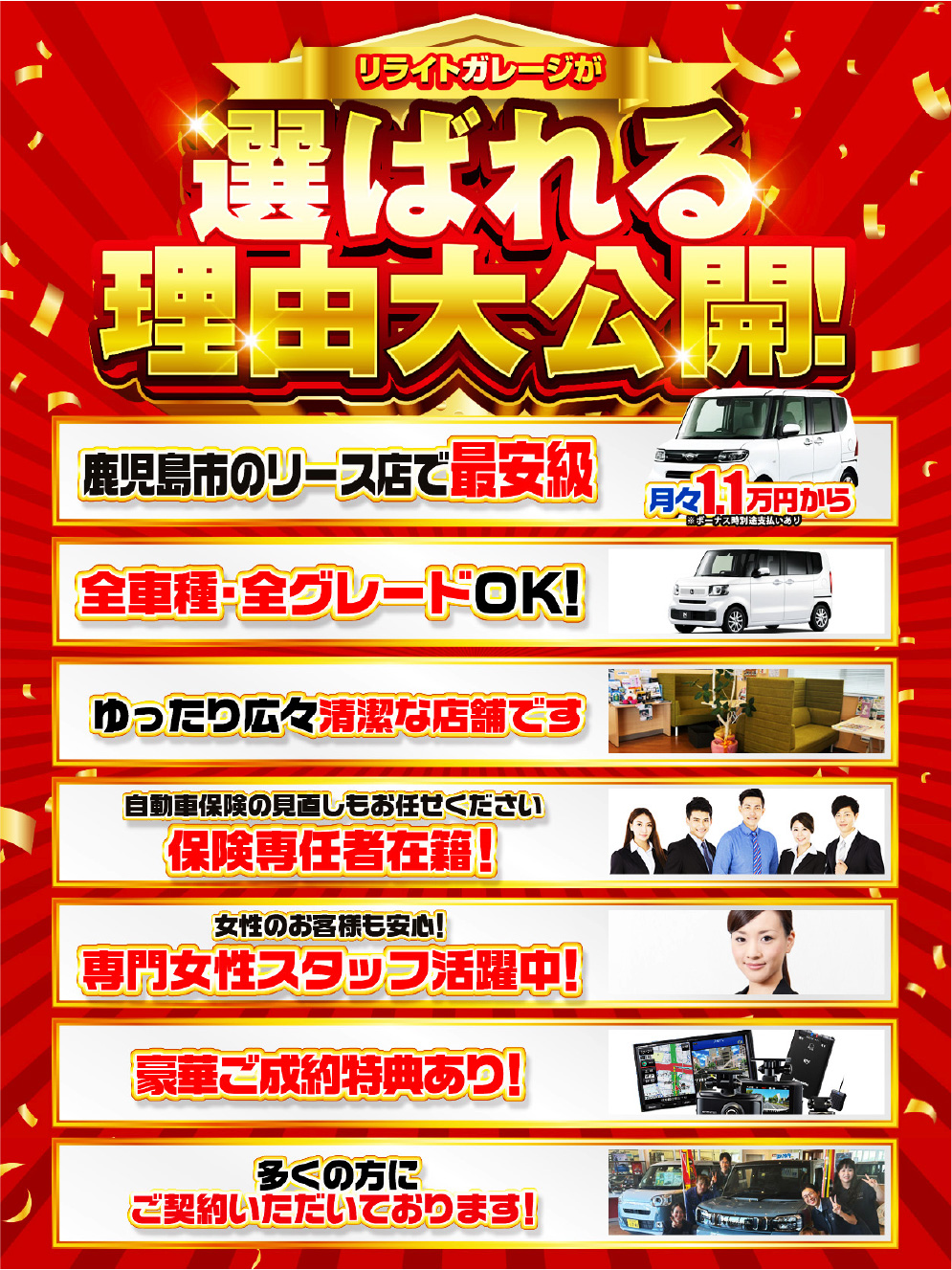 リライトガレージが選ばれる理由大公開！